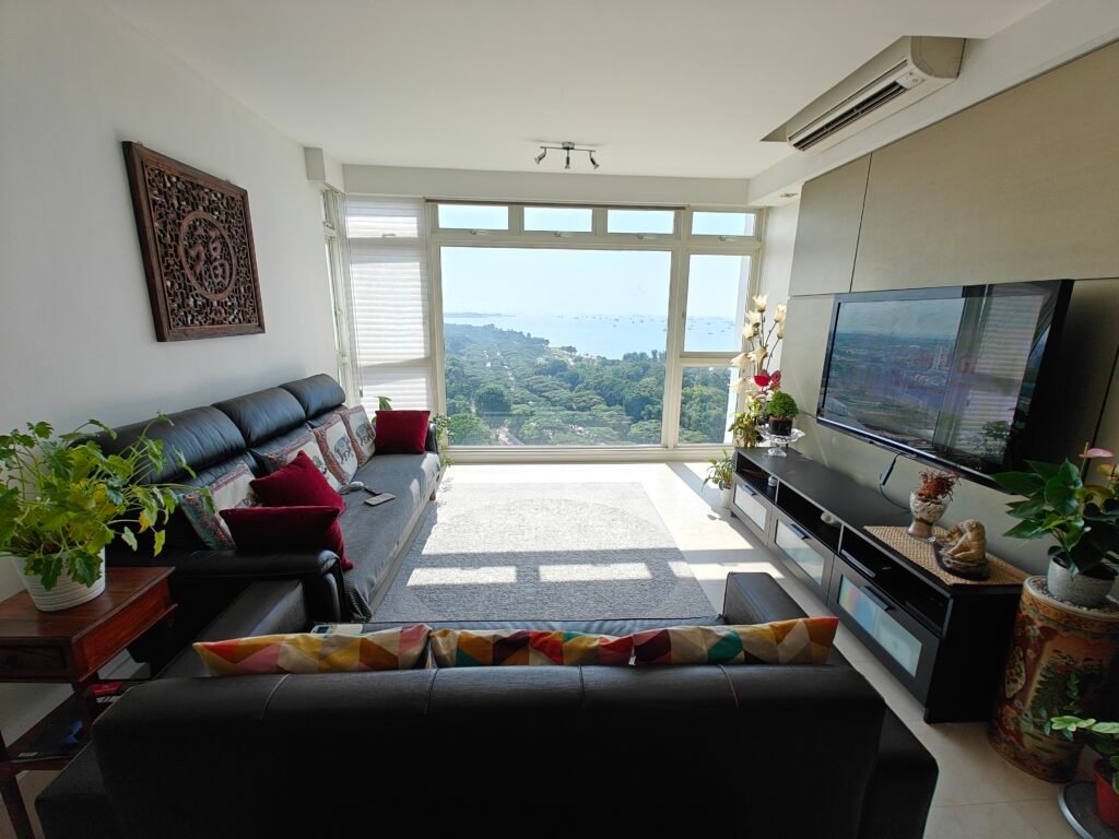 Costa Del Sol condominium exterior view with lush greenery and sea view