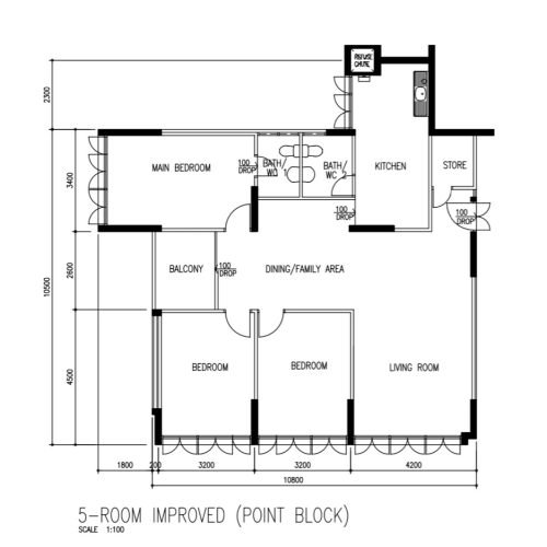 406 Bedok North floor plan