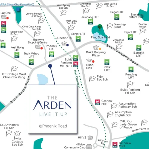 The-Arden-location-map